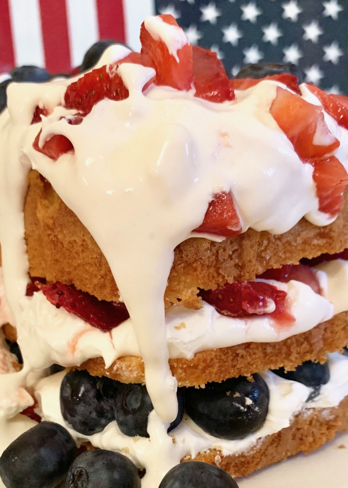 Easy Patriotic Cake